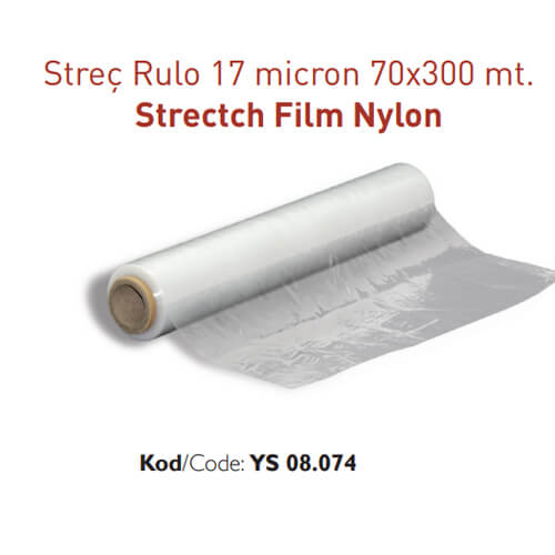 Streç Rulo 17 micron 70x300 mt.