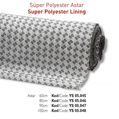Süper Polyester Astar